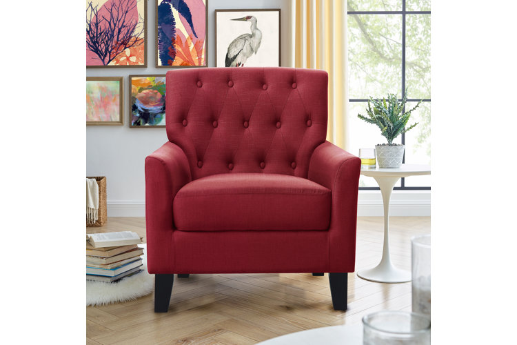 Wayfair red store accent chair